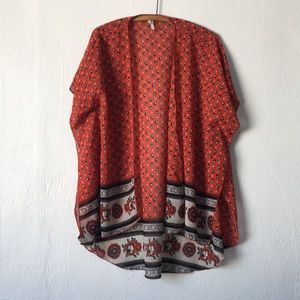 Live 4 Truth Tunic Red & Black Floral, Sz S